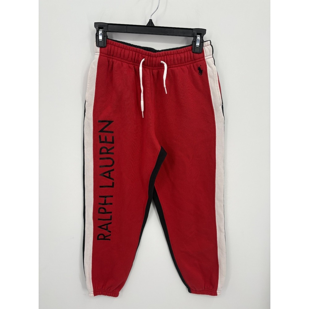 Polo Ralph Lauren Women's Double Knit Joggers Lounge Sweatpants, Spellout, XS